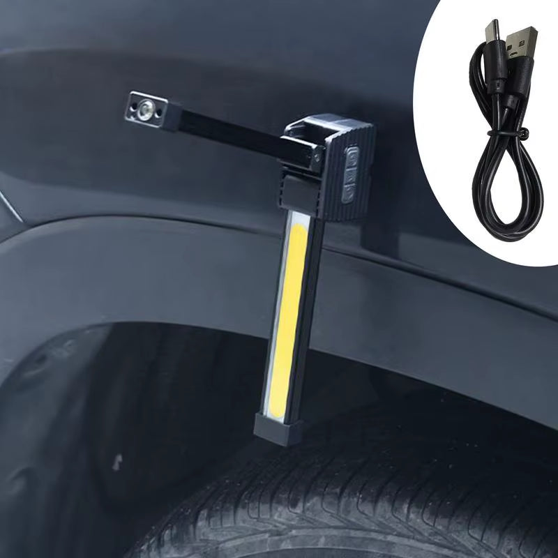 7-Speed Dimming Flash Gym Lamp for Posing Portable Magnet LED Posing Lamp with Hanging Hook Selfie Light with 180 Degree Folding